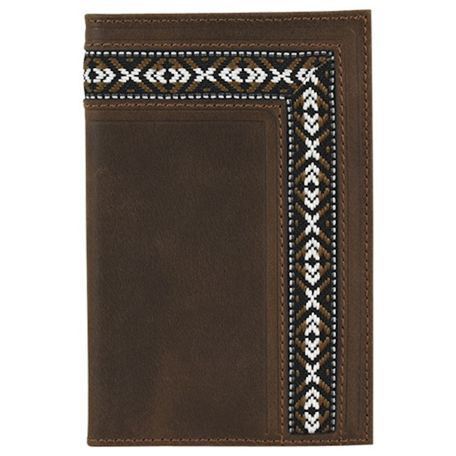 Chocolate & Southwest Print Broad Rodeo Men's Wallet by Justin®