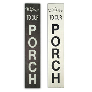 Welcome to Our Porch' Reversible Sign by Koppers®