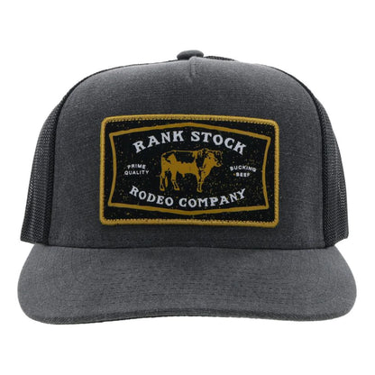 'Rank Stock' Charcoal Cap by Hooey®