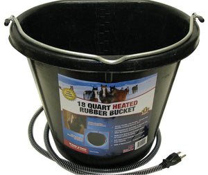 18 Quart Heated Rubber Bucket by Farm Innovators Inc.®