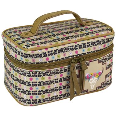 'Cassidy' Train Case Cosmetic Bag by Catchfly™