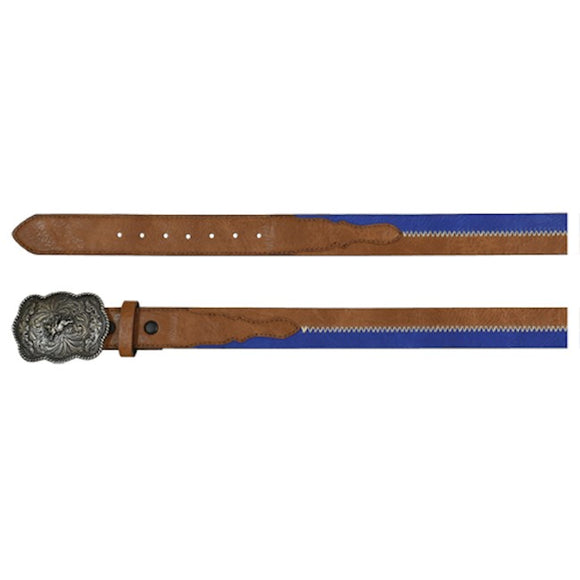 Blue & Brown Boy's Belt by Arena Ace™