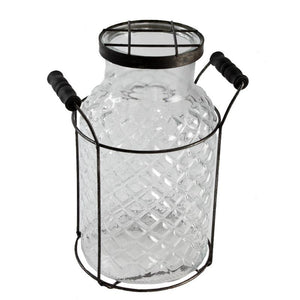 Glass Floral Jar by Koppers®
