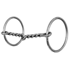 Twisted Wire Loose Ring Snaffle Bit
