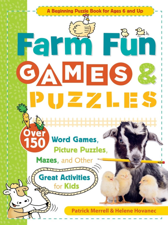 'Farm Fun Games & Puzzle' Activity Book