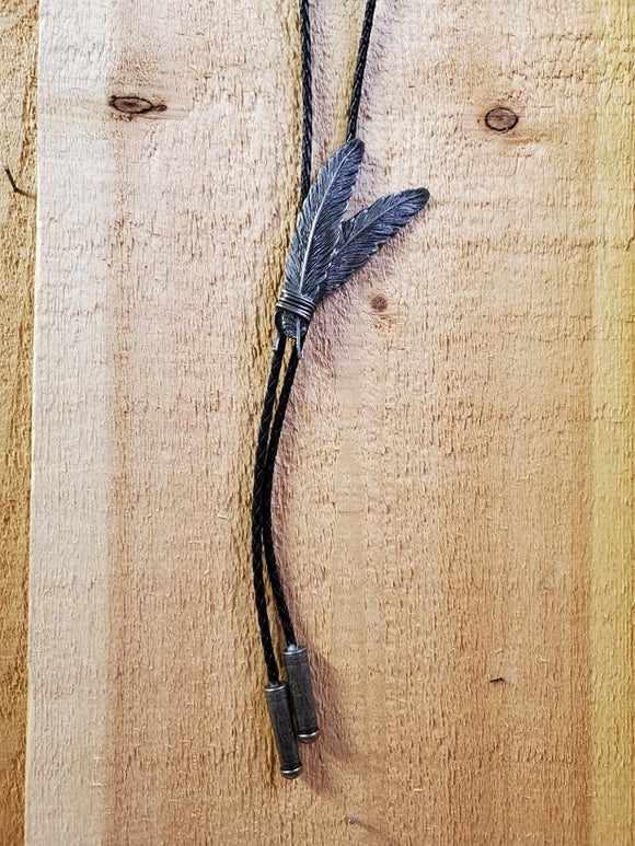 Feathers Bolo Tie