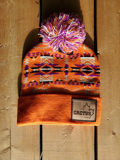 Cactus Canada® Aztec Toque With Pom Pom