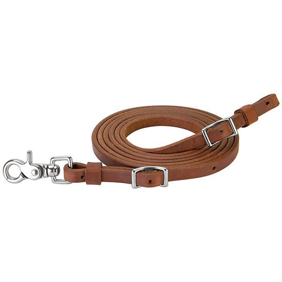 Oiled Heavy Harness Leather Roper Reins by Weaver®