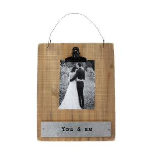 'You & Me' Clipboard Frame by Koppers®