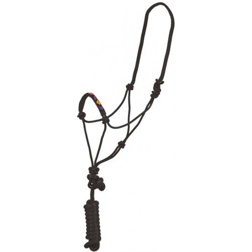 Beaded Nose Rope Halter & Lead Rope by Mustang