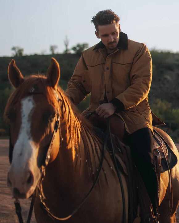 Canvas 'Cattleman' Men's Jacket by Outback Trading Co.®