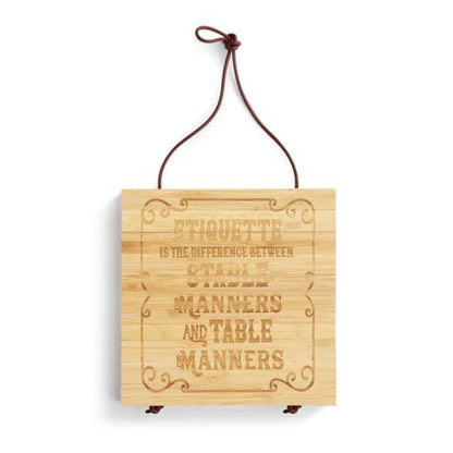 Western Expandable Wooden Trivets