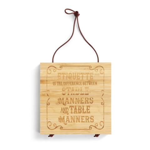 Western Expandable Wooden Trivets