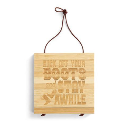 Western Expandable Wooden Trivets