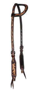 "Floral" Single Ear Headstall by Professional's Choice
