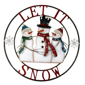 'Let It Snow' Wall Hanging by Koppers®