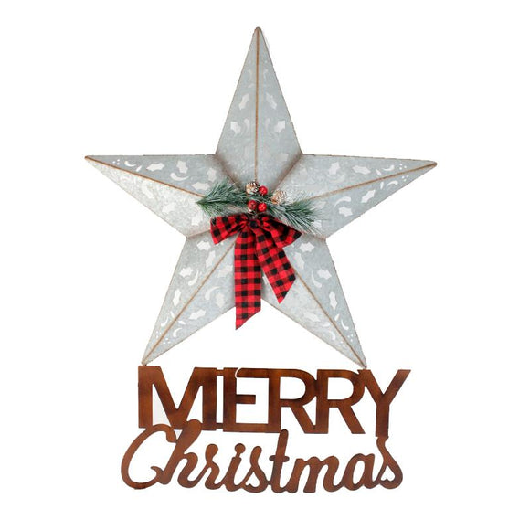 Christmas Star Tin Sign by Koppers®