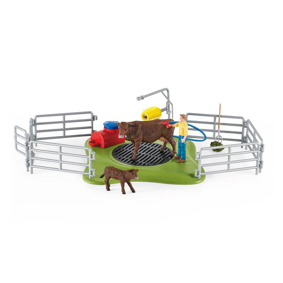 Farm World™ Cow Wash Bay Set by Schleich®