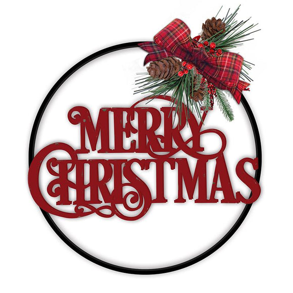 'Merry Christmas' Metal Sign by Koppers®