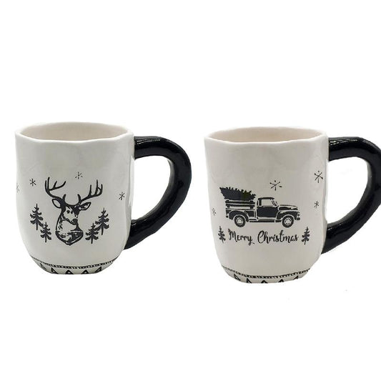 Black & White Holiday Mug by Koppers Inc.®