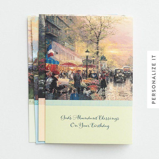 Thomas Kinkade™ Birthday 12 Card Box Set by DaySpring®