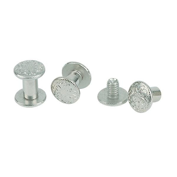 Assortment Pack of Nickel Plated Floral Chicago Screws by Weaver®