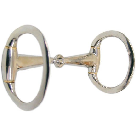 7" Stainless Steel Eggbutt Snaffle Bit