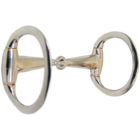 7" Stainless Steel Eggbutt Snaffle Bit