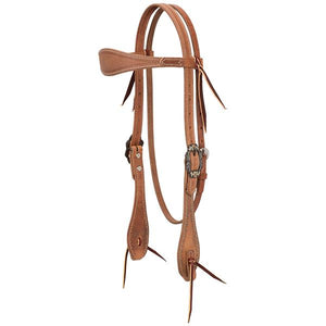 Rough Out & Spots Browband Headstall by Weaver®
