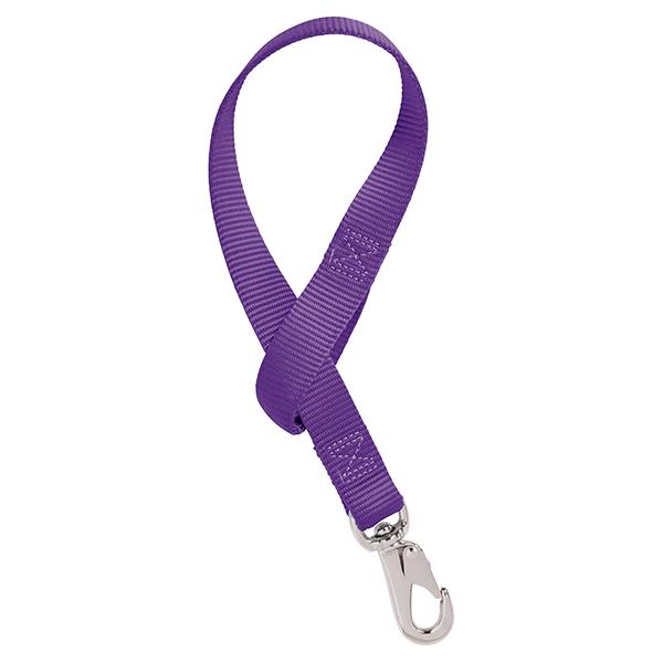 purple bucket strap on a white background