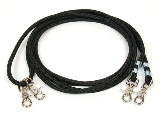 Schutz Collection Cord Rope Draw Reins by Professional's Choice