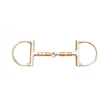 D-Ring Snaffle With Copper Rollers Bit by Metalab®