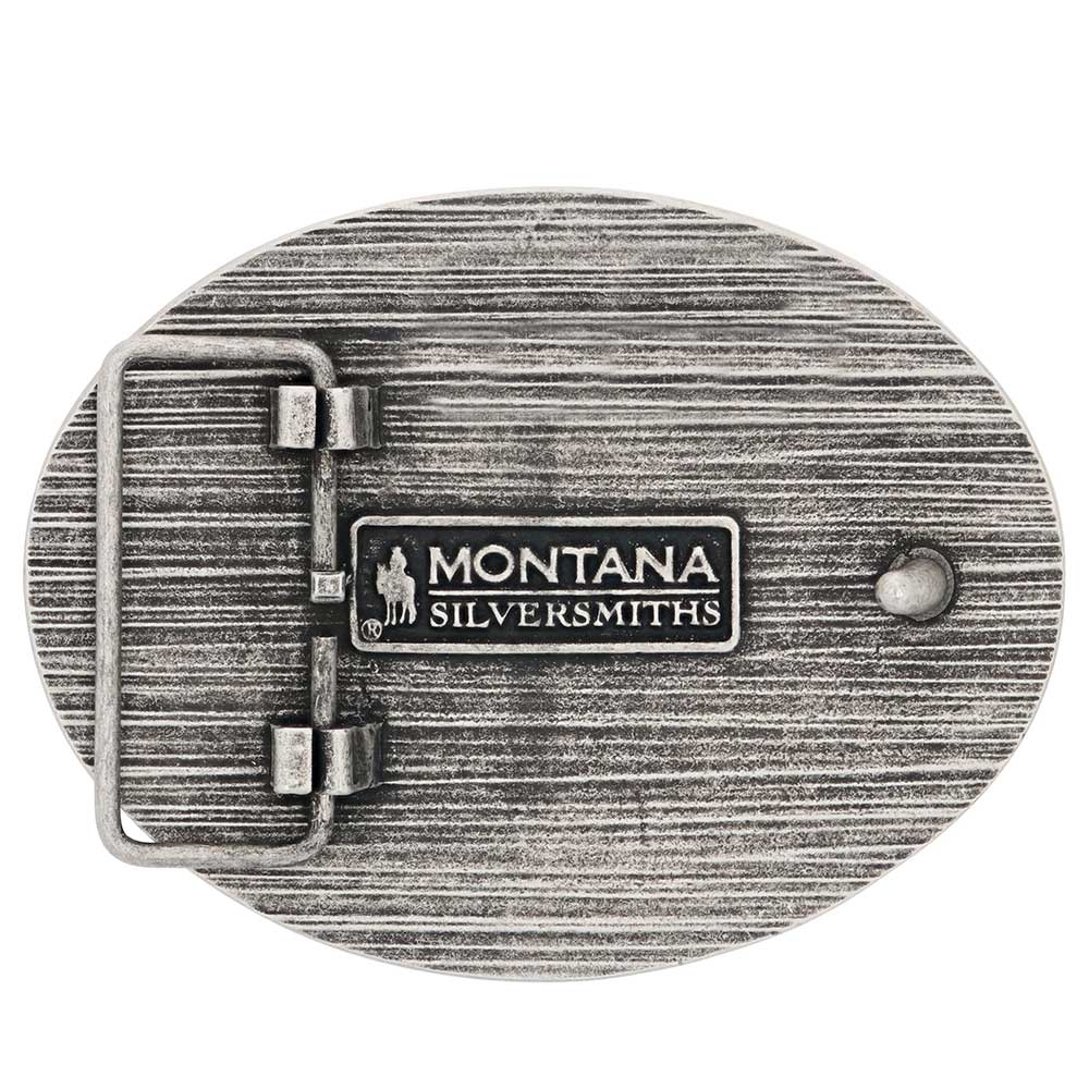 Attitude™ 'We The People' Belt Buckle by Montana Silversmiths®