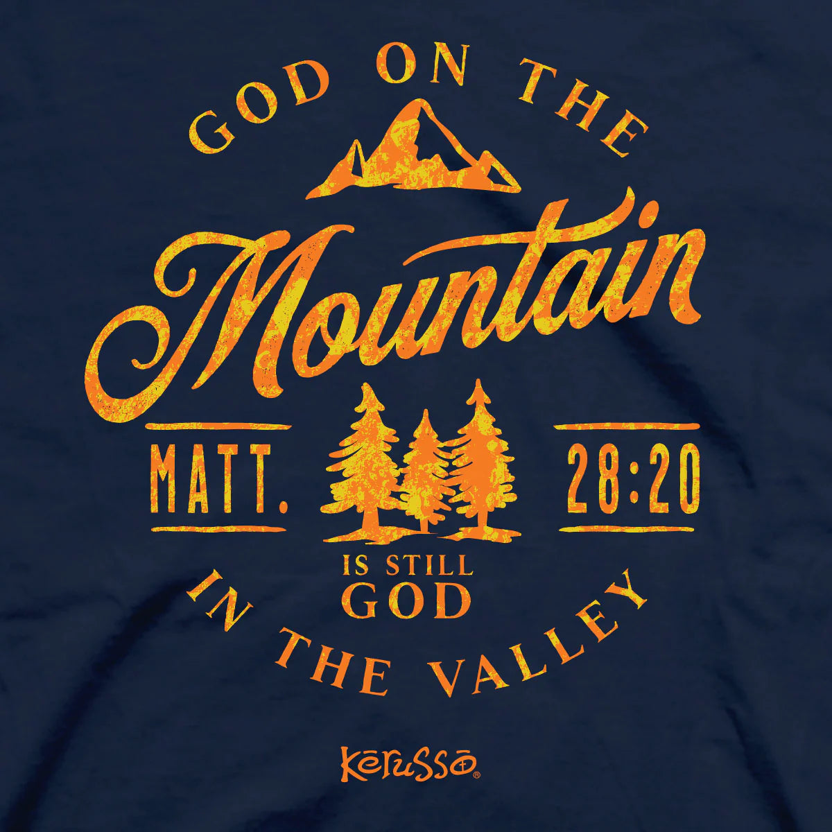 'God on the Mountain' Men's T-Shirt by Kerusso®