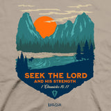 'Seek the Lord' Men's T-Shirt by Kerusso®