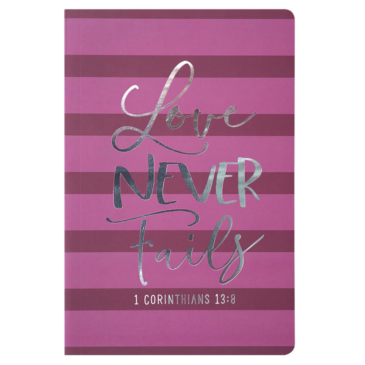 'Love Never Fails' Magenta Journal by Kerusso®