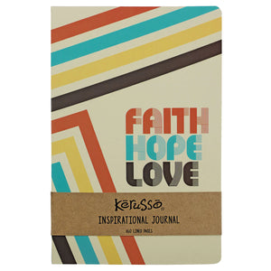 'Faith, Hope, Love' Bright Journal by Kerusso®