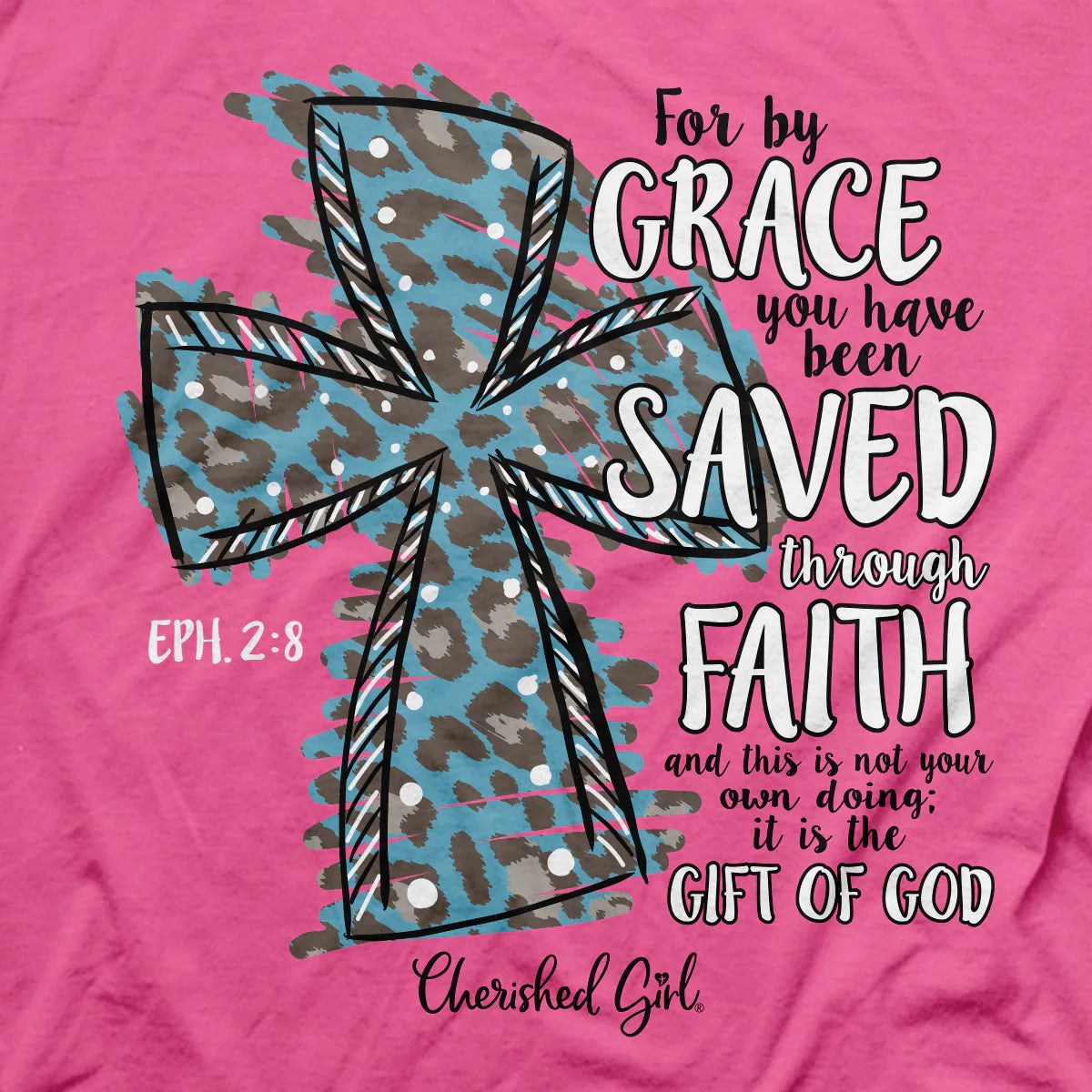 'For by Grace' Women's T-Shirt by Cherished Girl®