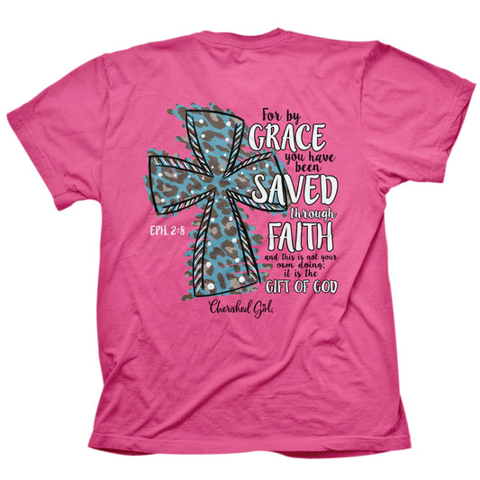 'For by Grace' Women's T-Shirt by Cherished Girl®