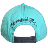 Cherished Girl® Aqua & Grey 'Amazing Grace' Cap by Kerusso®