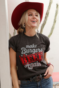 'Make Burgers Beef Again' Women's T-Shirt by Cruel Denim®