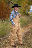 Quilted Canvas Bib Overalls by Wyoming Traders