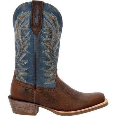 Denim & Brown Rebel Pro® Small Square Toe Men's Boot by Durango®