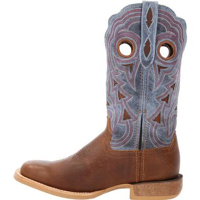 Lady Rebel Pro® Brown & Periwinkle Women's Boot by Durango®