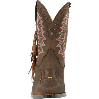 Pecan 'Crush'™ Fringe Women's Boot by Durango®