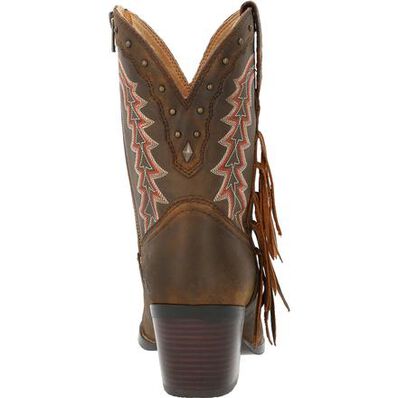 Pecan 'Crush'™ Fringe Women's Boot by Durango®