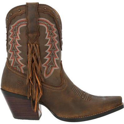 Pecan 'Crush'™ Fringe Women's Boot by Durango®