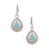 Opal Drop Earrings by Montana Silversmiths