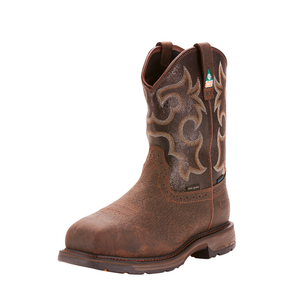 Workhog Wide Square Toe H2O Insulated CSA Men's Boot by Ariat