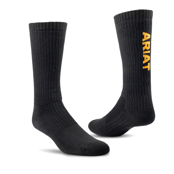 3 Pack - Premium Ringspun Cotton Sock by Ariat Work®